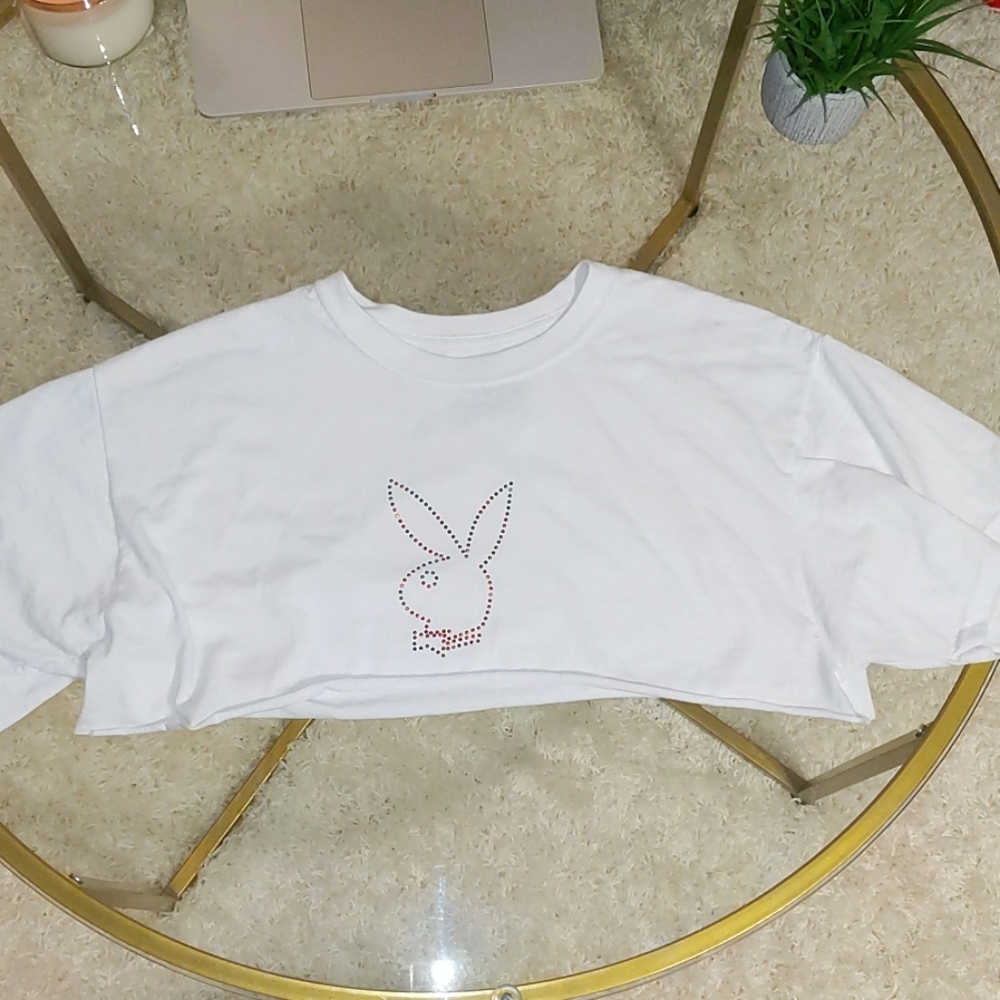 Playboy cropped shirt